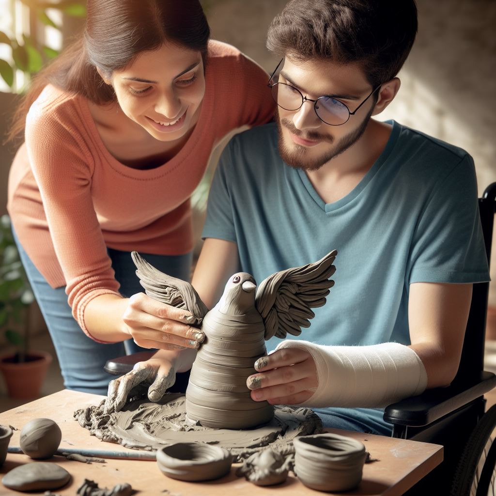 Sculpting With Clay For Therapy and Rehabilitation