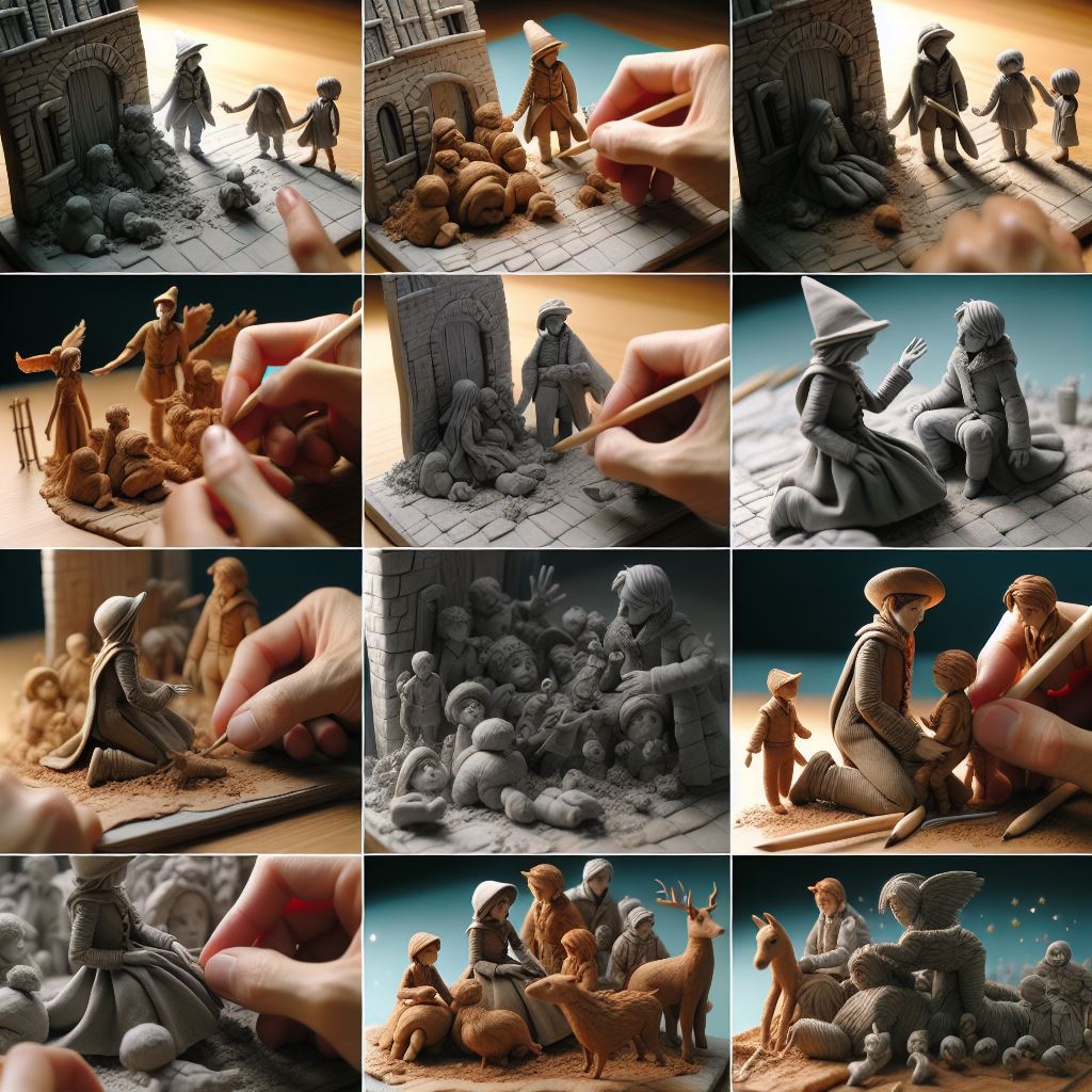 Sculpting with Clay for Creative Expression and Storytelling 