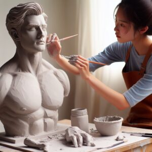 abstract clay sculpting techniques