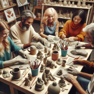 clay sculpting for left-handed artists