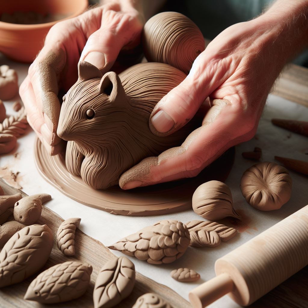 clay sculpting for occupational therapy exercises