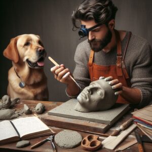 clay sculpting for people with low vision