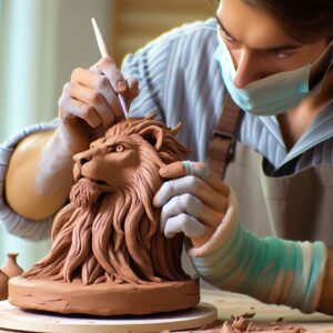 clay sculpting with limited dexterity