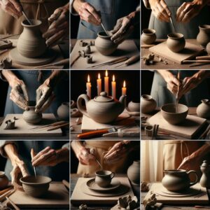 sculpting functional objects with clay