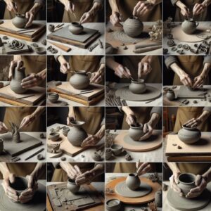 sculpting functional objects with clay