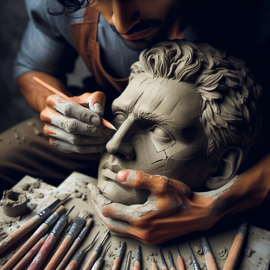sculpting with casting techniques